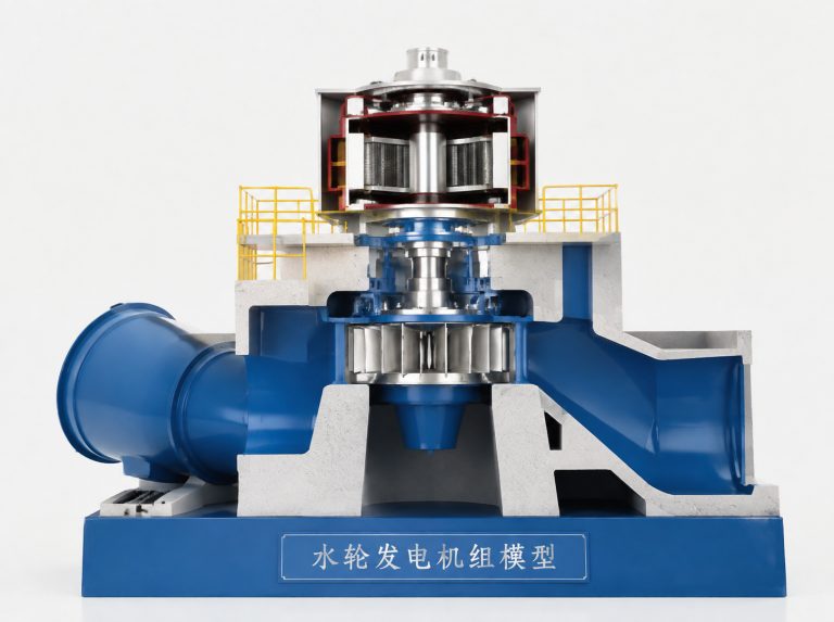 洛阳水轮发电机组剖视模型